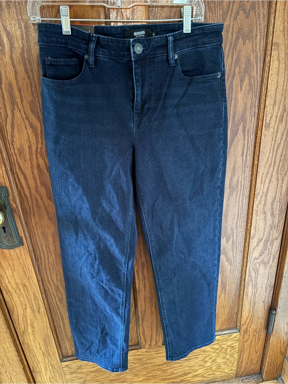 NWT Hudson Jeans Women's Dark Indigo Straight Leg Jeans size 8